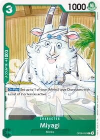 Miyagi - Two Legends Pre-Release Cards - One Piece Card Game card