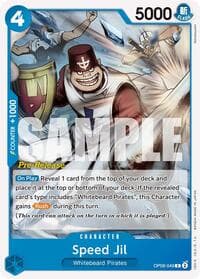 Speed Jil - Two Legends Pre-Release Cards - One Piece Card Game card