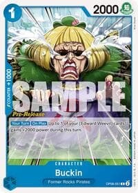 Buckin - Two Legends Pre-Release Cards - One Piece Card Game card