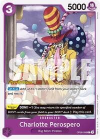 Charlotte Perospero - Two Legends Pre-Release Cards - One Piece Card Game card