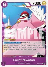 Count Niwatori - Two Legends Pre-Release Cards - One Piece Card Game card
