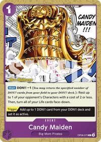 Candy Maiden - Two Legends Pre-Release Cards - One Piece Card Game card