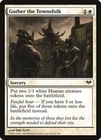 Gather the Townsfolk - Dark Ascension - Magic: The Gathering card