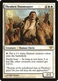 Thraben Doomsayer - Dark Ascension - Magic: The Gathering card
