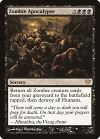 Zombie Apocalypse - Dark Ascension - Magic: The Gathering card
