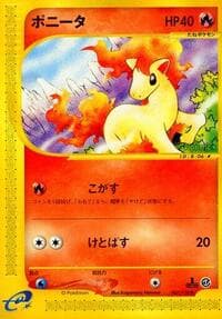 Ponyta - Base Expansion Pack - Pokemon Japan card