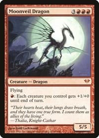 Moonveil Dragon - Dark Ascension - Magic: The Gathering card
