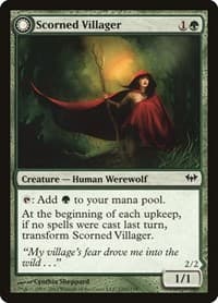 Scorned Villager - Dark Ascension - Magic: The Gathering card