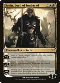 Sorin, Lord of Innistrad - Dark Ascension - Magic: The Gathering card