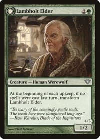 Lambholt Elder - Dark Ascension - Magic: The Gathering card