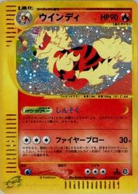 Arcanine - The Town on No Map - Pokemon Japan card