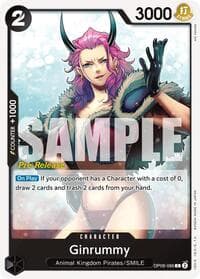 Ginrummy - Two Legends Pre-Release Cards - One Piece Card Game card