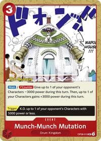 Munch-Munch Mutation - Two Legends Pre-Release Cards - One Piece Card Game card
