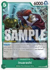 Inuarashi - Two Legends Pre-Release Cards - One Piece Card Game card