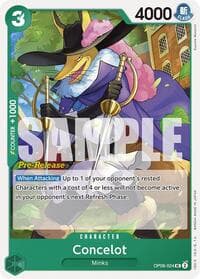 Concelot - Two Legends Pre-Release Cards - One Piece Card Game card