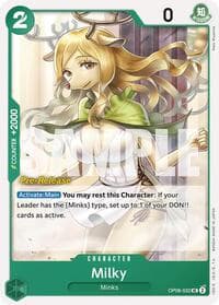 Milky - Two Legends Pre-Release Cards - One Piece Card Game card