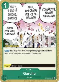 Garchu - Two Legends Pre-Release Cards - One Piece Card Game card
