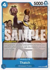 Thatch - Two Legends Pre-Release Cards - One Piece Card Game card