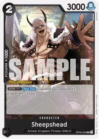 Sheepshead - Two Legends Pre-Release Cards - One Piece Card Game card