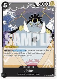Jinbe - Two Legends Pre-Release Cards - One Piece Card Game card
