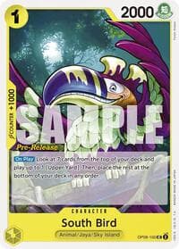 South Bird - Two Legends Pre-Release Cards - One Piece Card Game card