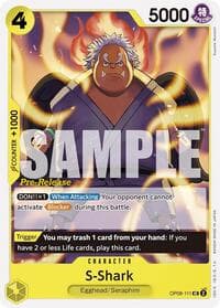 S-Shark - Two Legends Pre-Release Cards - One Piece Card Game card