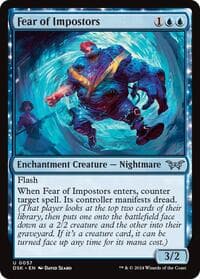 Fear of Impostors - Duskmourn: House of Horror - Magic: The Gathering card