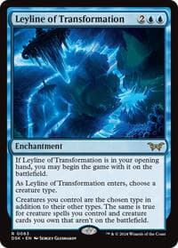 Leyline of Transformation - Duskmourn: House of Horror - Magic: The Gathering card