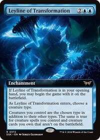 Leyline of Transformation (Extended Art) - Duskmourn: House of Horror - Magic: The Gathering card
