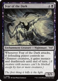 Fear of the Dark - Duskmourn: House of Horror - Magic: The Gathering card