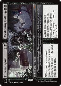 Funeral Room // Awakening Hall - Duskmourn: House of Horror - Magic: The Gathering card