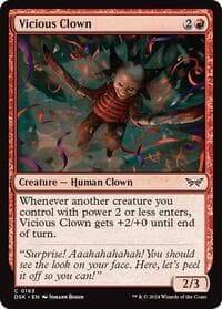 Vicious Clown - Duskmourn: House of Horror - Magic: The Gathering card