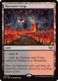 Blazemire Verge - Duskmourn: House of Horror - Magic: The Gathering card