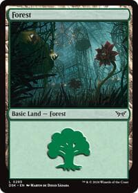 Forest (0285) - Duskmourn: House of Horror - Magic: The Gathering card