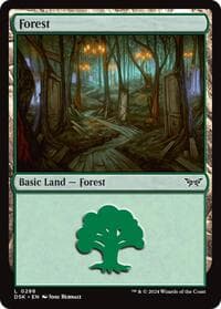 Forest (0286) - Duskmourn: House of Horror - Magic: The Gathering card