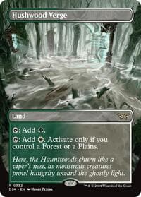 Hushwood Verge (Borderless) - Duskmourn: House of Horror - Magic: The Gathering card