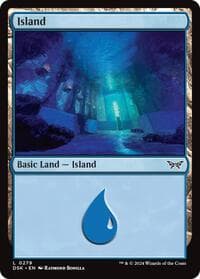 Island (0279) - Duskmourn: House of Horror - Magic: The Gathering card