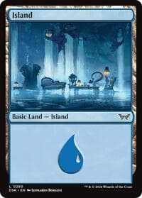 Island (0280) - Duskmourn: House of Horror - Magic: The Gathering card