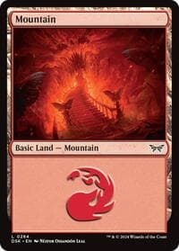 Mountain (0284) - Duskmourn: House of Horror - Magic: The Gathering card