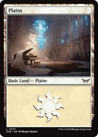 Plains (0277) - Duskmourn: House of Horror - Magic: The Gathering card