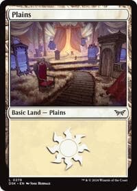 Plains (0278) - Duskmourn: House of Horror - Magic: The Gathering card