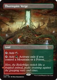 Thornspire Verge (Borderless) - Duskmourn: House of Horror - Magic: The Gathering card