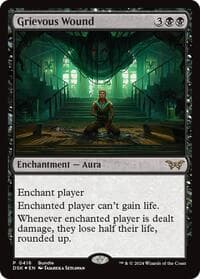 Grievous Wound (DSK Bundle) - Unique and Miscellaneous Promos - Magic: The Gathering card