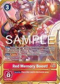 Red Memory Boost! - P-035 (Premium Card Collection - Memory Boost! Set) - Digimon Promotion Cards - Digimon Card Game card