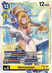 Venusmon (2024 Regionals Champion) - Xros Encounter - Digimon Card Game card