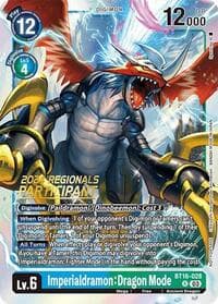 Imperialdramon: Dragon Mode (2024 Regionals Participant) - Beginning Observer - Digimon Card Game card