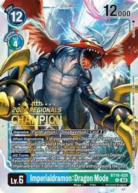 Imperialdramon: Dragon Mode (2024 Regionals Champion) - Beginning Observer - Digimon Card Game card