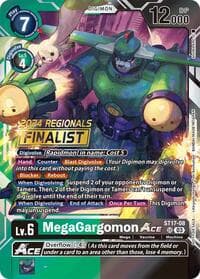 MegaGargomon ACE (2024 Regionals Finalist) - Starter Deck 17: Double Typhoon Advanced Deck Set - Digimon Card Game card
