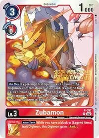 Zubamon - P-097 (2024 Regionals Participant) - Digimon Promotion Cards - Digimon Card Game card