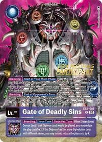 Gate of Deadly Sins (2024 Regionals Participant) - Infernal Ascension - Digimon Card Game card